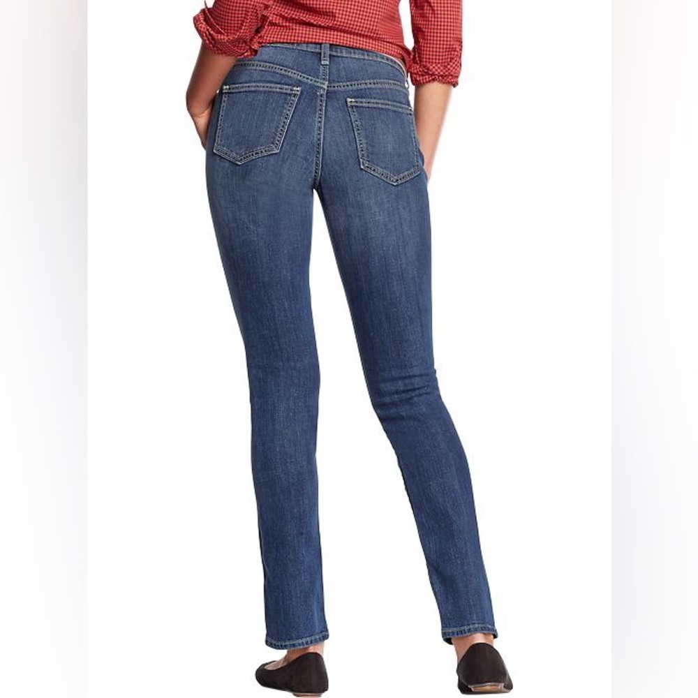 NEW! Old Navy Navy Flirt Flare Mid-Rise Skinny Jeans Size 8